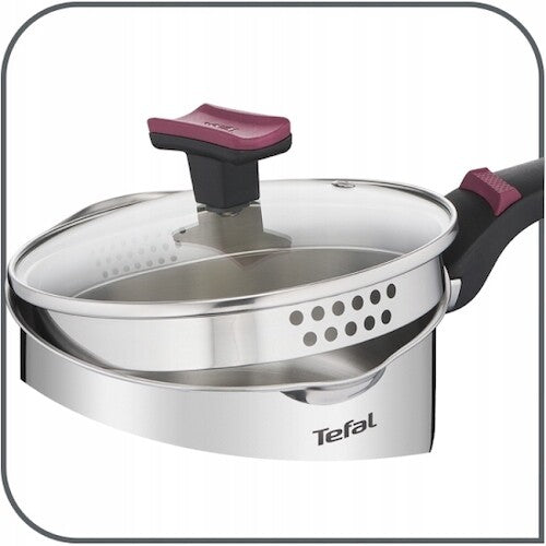 Tefal Cook & Clip 10-Piece Pot Set with Glass Lids