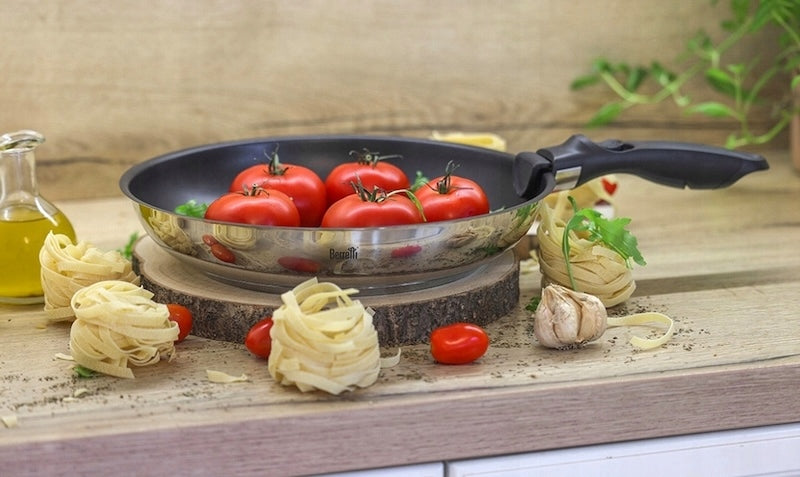 Berretti Comodo 7-Piece Pan Set with Removable Handle and Glass Lids