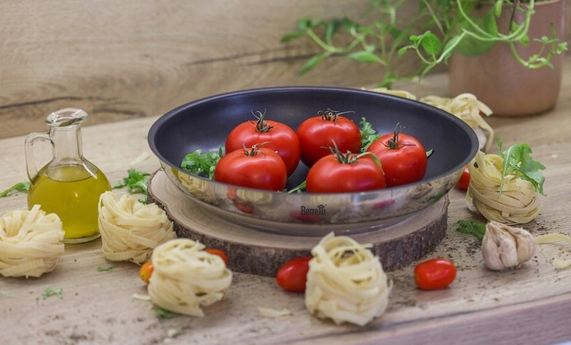 Berretti Comodo 7-Piece Pan Set with Removable Handle and Glass Lids