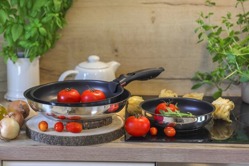 Berretti Comodo 14-Piece Pot and Pan Set with Removable Handles