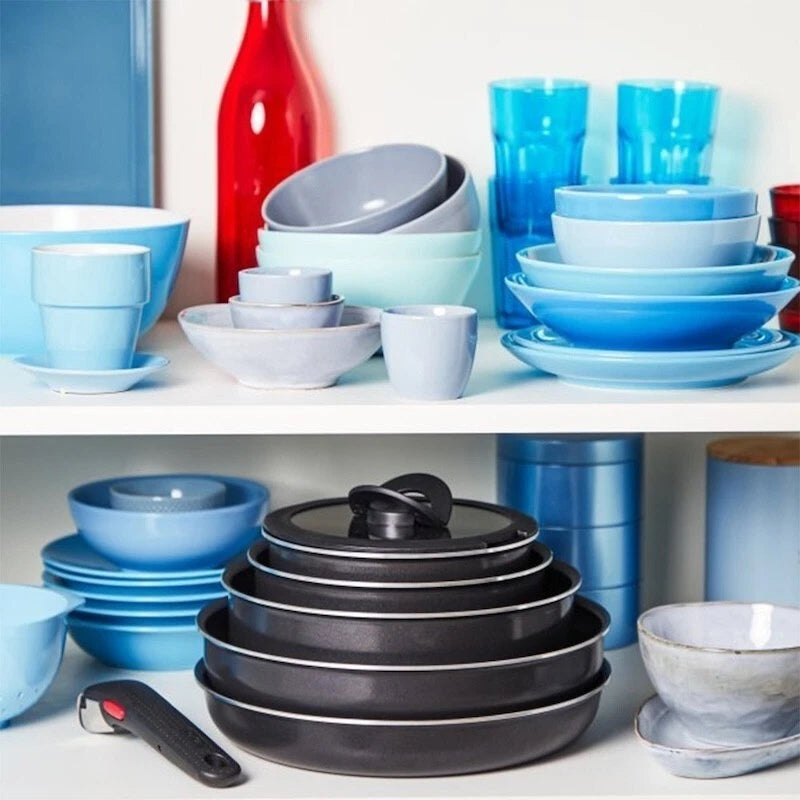 Tefal Ingenio Easy Cook & Clean 13-teiliges Topf- und Pfannenset mit 2 abnehmbaren Griffen