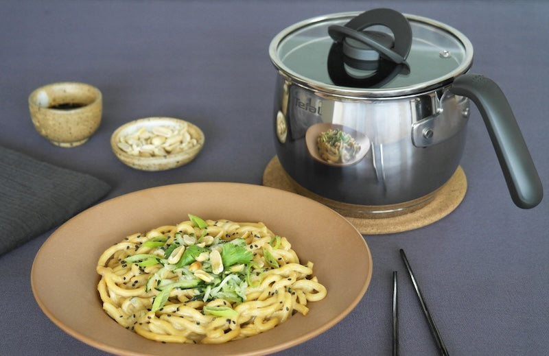 Tefal Opti'Space — Pentola multifunzione 16 cm / 2,5 l con coperchio in vetro
