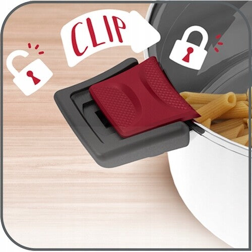 Tefal Cook & Clip 10-Piece Pot Set with Glass Lids