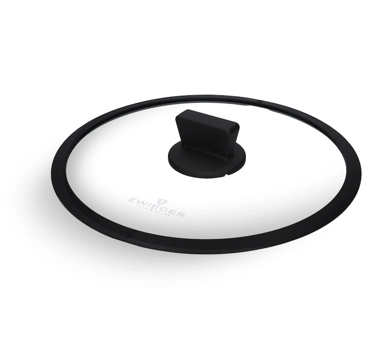 Zwieger Obsidian 4 dalių neprisvylančių keptuvių rinkinys su stikliniais dangčiais (24/28 cm)