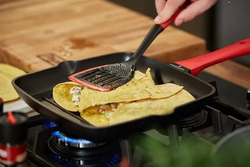 Zwieger Obsidian — Juego de 3 sartenes: sartén 24 cm, sartén grill 28 cm, wok 32 cm