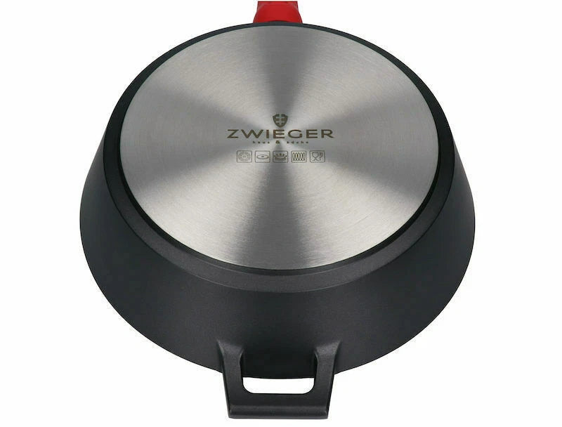 Zwieger Obsidian — Juego de 4 sartenes con salteadora (20/24/28 cm)