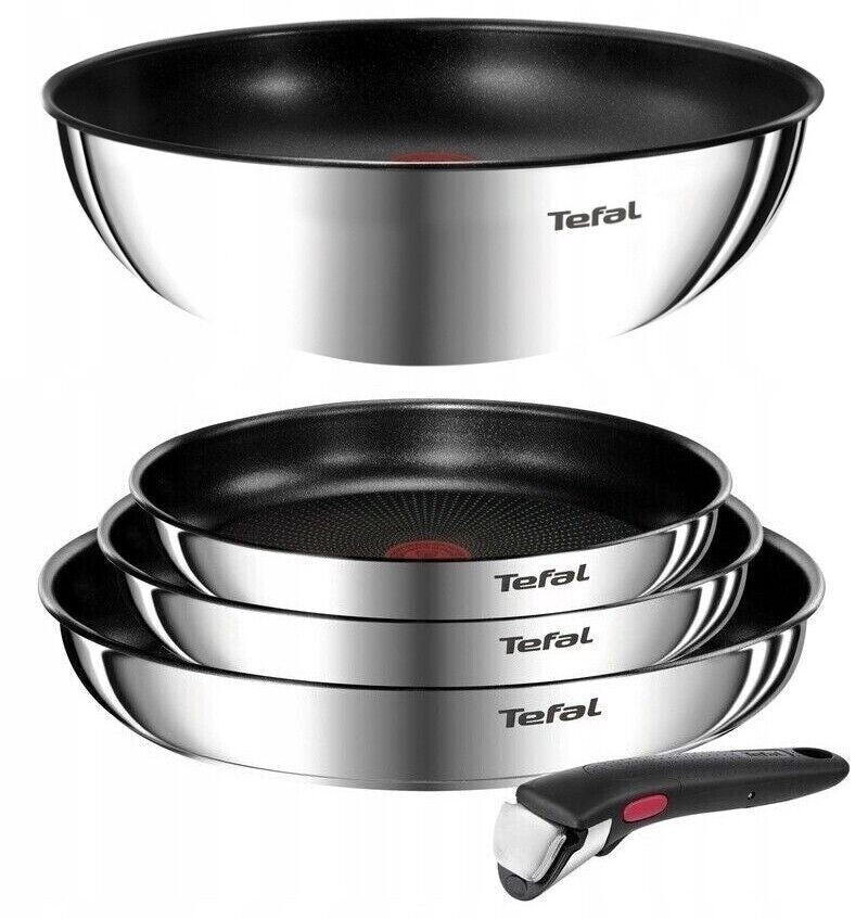 Tefal Ingenio Emotion 5-piece pan set with wok
