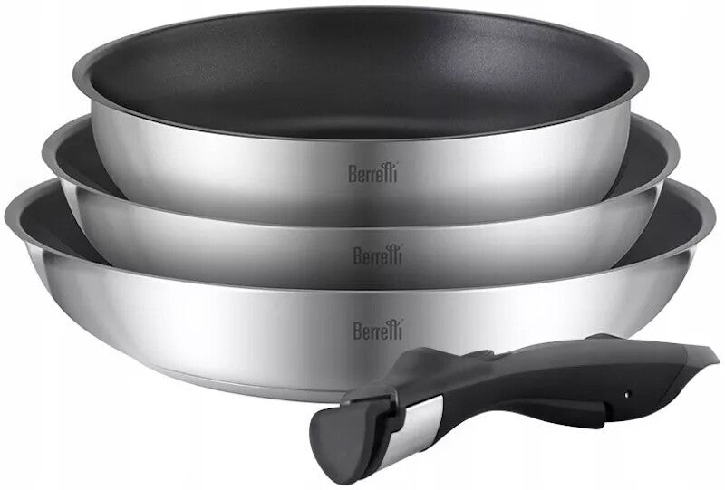 Berretti Comodo set - removable handle detail