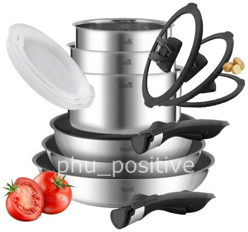 Berretti Comodo 14-piece pot and pan set