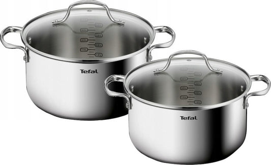 Tefal Infinite 4-piece stainless steel pot set