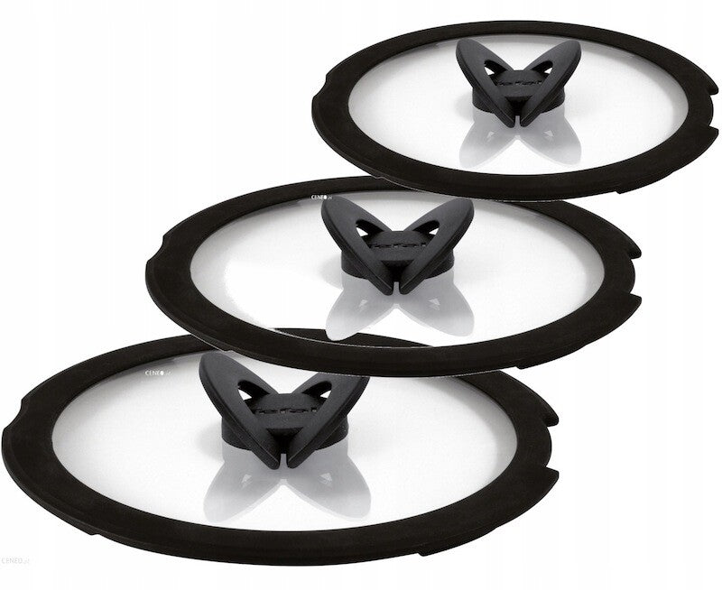 Tefal Ingenio glass lids set of 3
