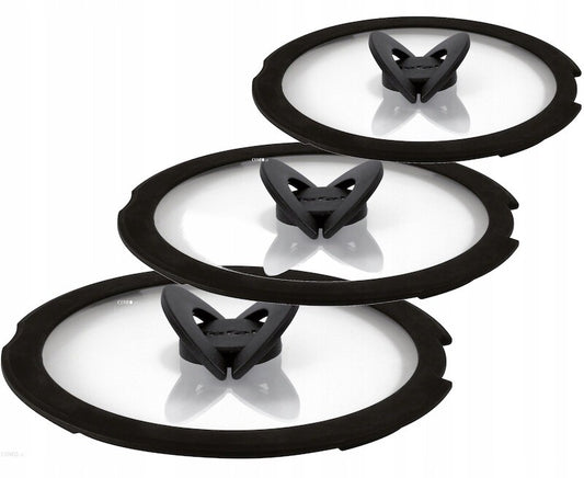 Tefal Ingenio glass lids set of 3