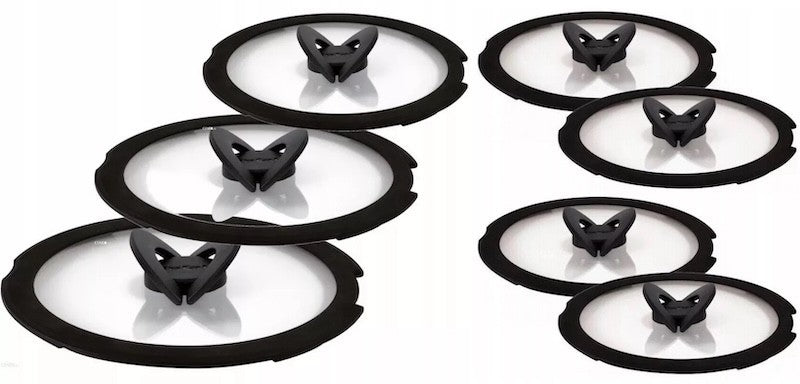 Tefal Ingenio glass lids set of 7