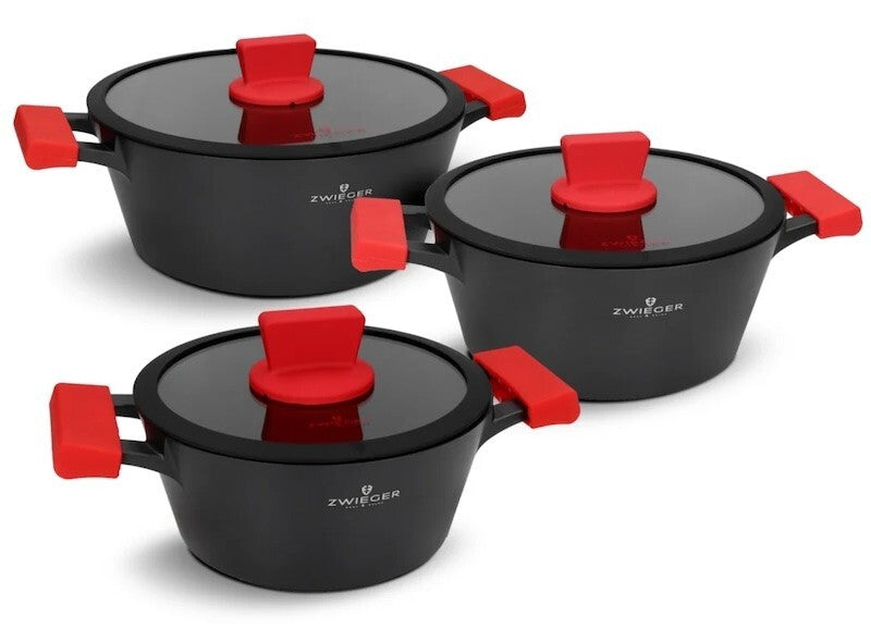 Zwieger Obsidian 6-piece pot set
