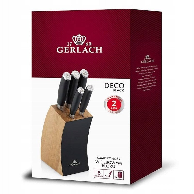 Gerlach Deco Black knife block set - view 5