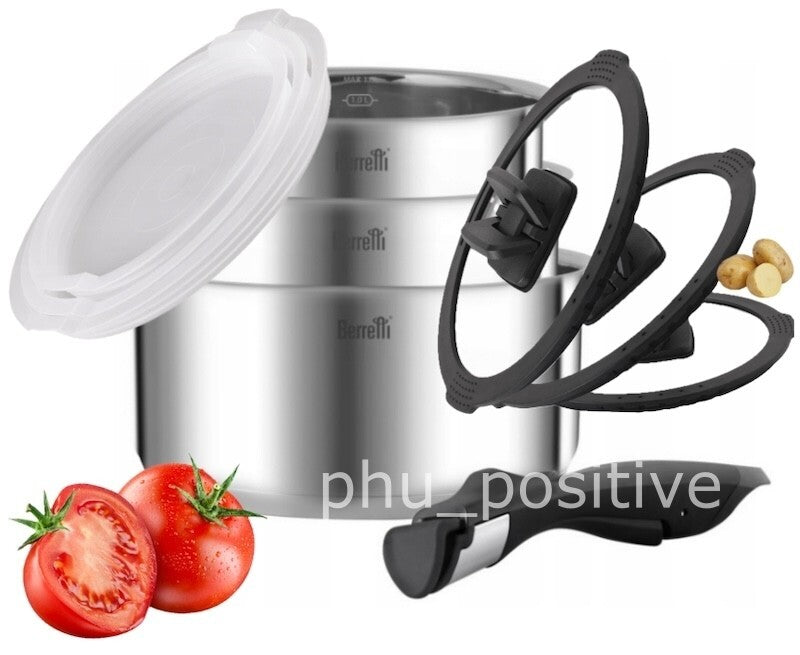 Berretti Comodo 10-piece pot set with lids