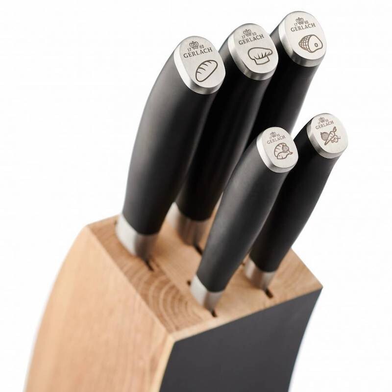 Gerlach Deco Black knife block set - view 3
