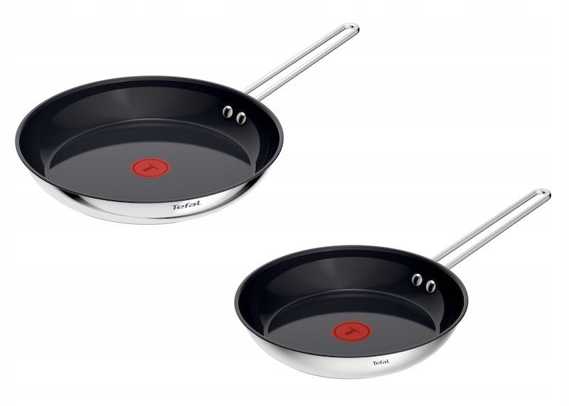 Tefal Nordica frying pan set 24 and 28 cm