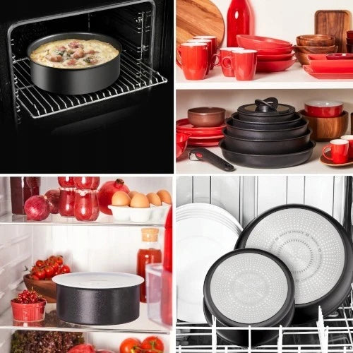 Tefal Ingenio Unlimited — 13 dalių puodų ir keptuvių rinkinys su 2 nuimamomis rankenomis